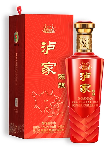 52度泸家陈酿酒浓香型白酒