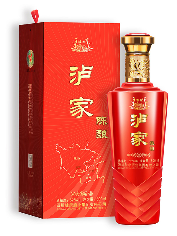 52度泸家陈酿酒浓香型白酒